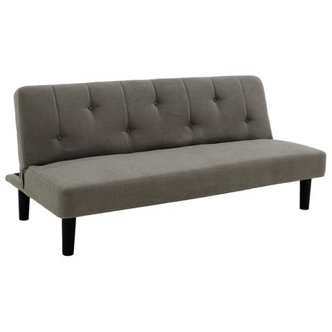2 seater sofa-bed Breathe pakoworld fabric anthracite 167x77x73 cm