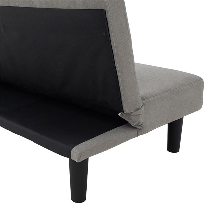 2 seater sofa-bed Breathe pakoworld fabric grey 167x77x73 cm
