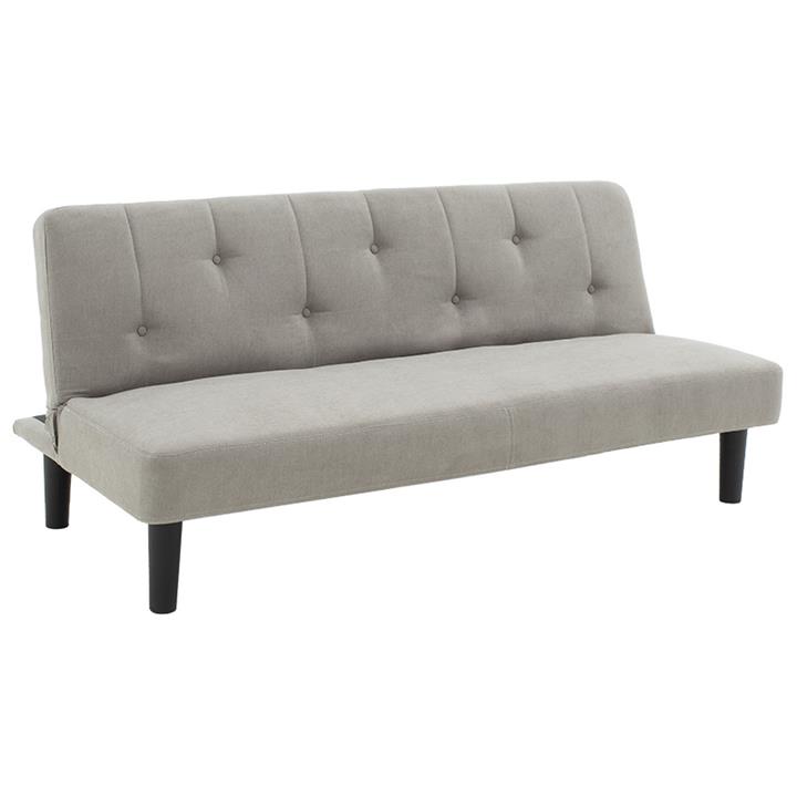 2 seater sofa-bed Breathe pakoworld fabric grey 167x77x73 cm