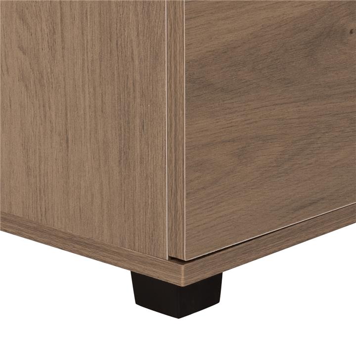 CHEST OF DRAWERS HM8995.05 5-DRAWER -MELAMINE IN WALNUT 80Χ40Χ100Hcm.