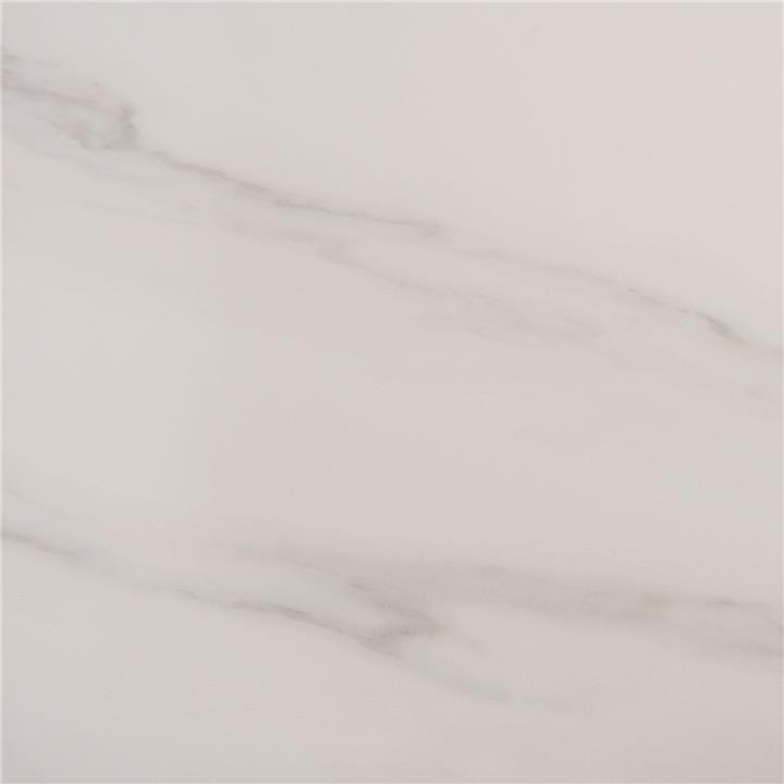 DINING TABLE HM9588.02 SINTERED STONE WHITE MARBLE LOOK-BLACK METAL LEGS 160x80x76Hcm.