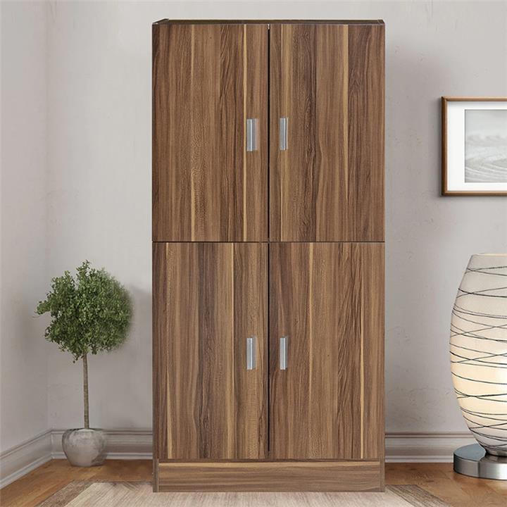 Shoe cabinet Felicity pakoworld walnut 60x32x127cm