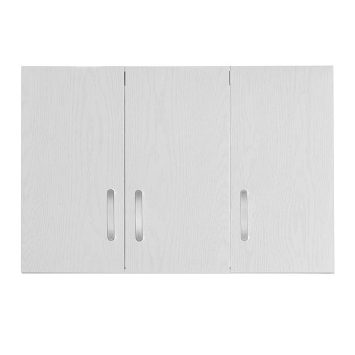 Cabinet Zelia pakoworld 3 doors white 90x42x60cm