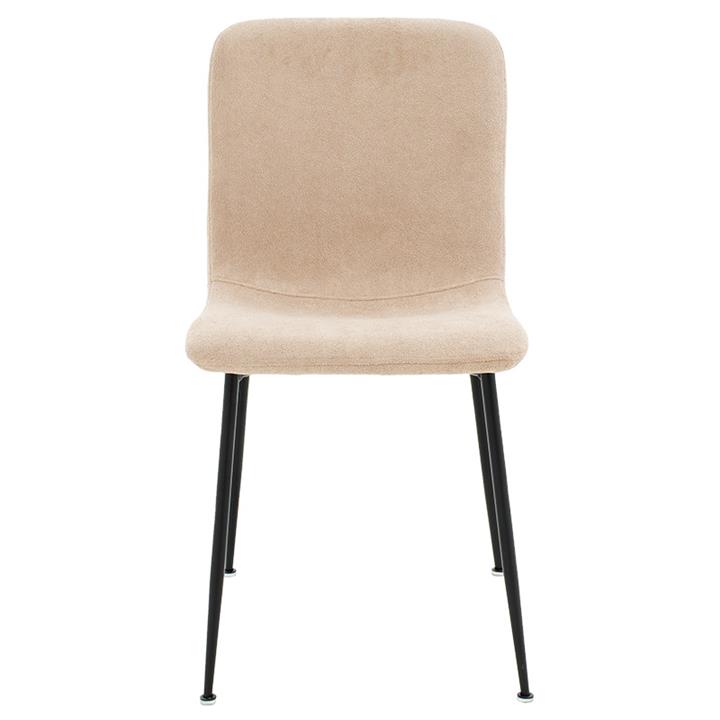 Gratify pakoworld chair fabric bouclé ecru-leg black