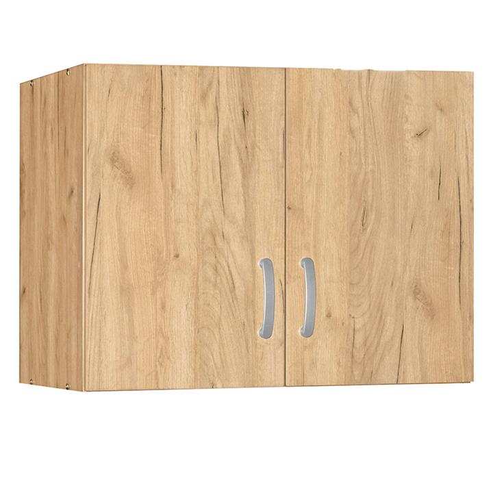 2 door wardrope and cabinet Zelia pakoworld natural 79x42x180cm