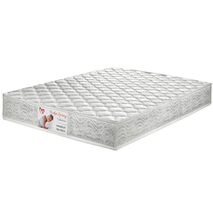 Mattress pocket spring double 140x200 double-sided view ΗΜ309.04