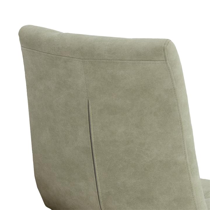 Chair Nola pakoworld fabric gray antique-natural leg