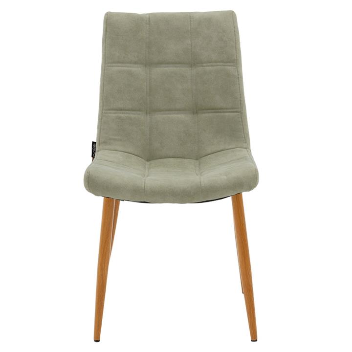 Chair Nola pakoworld fabric gray antique-natural leg