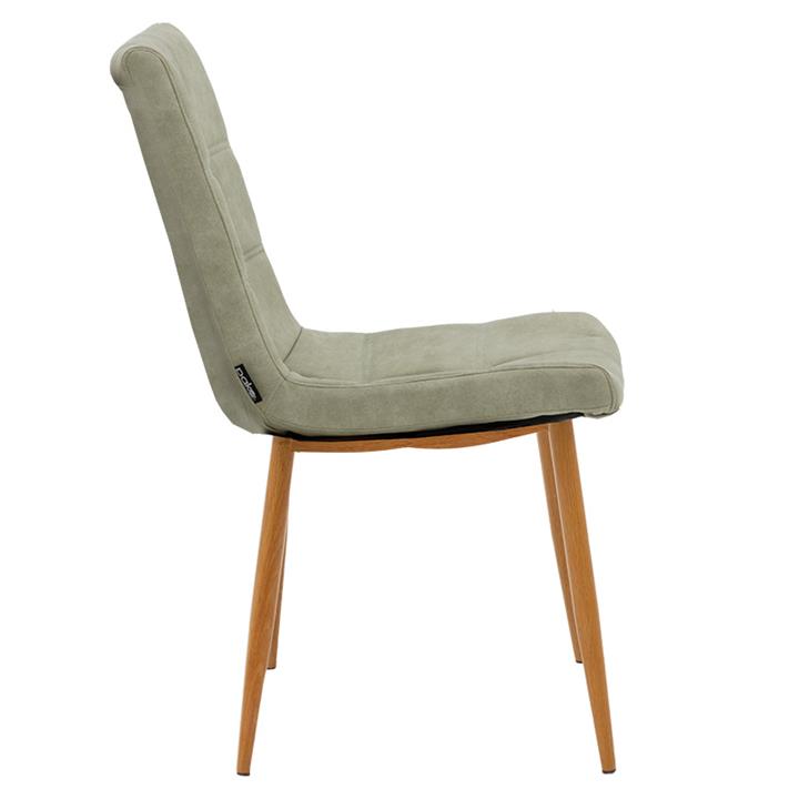Chair Nola pakoworld fabric gray antique-natural leg