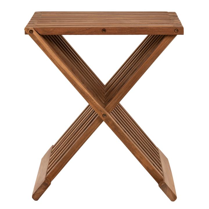 SIDE TABLE HM7896 FOLDABLE MADE OF TEAK WOOD IN NATURAL COLOR 40x33x45Hcm.