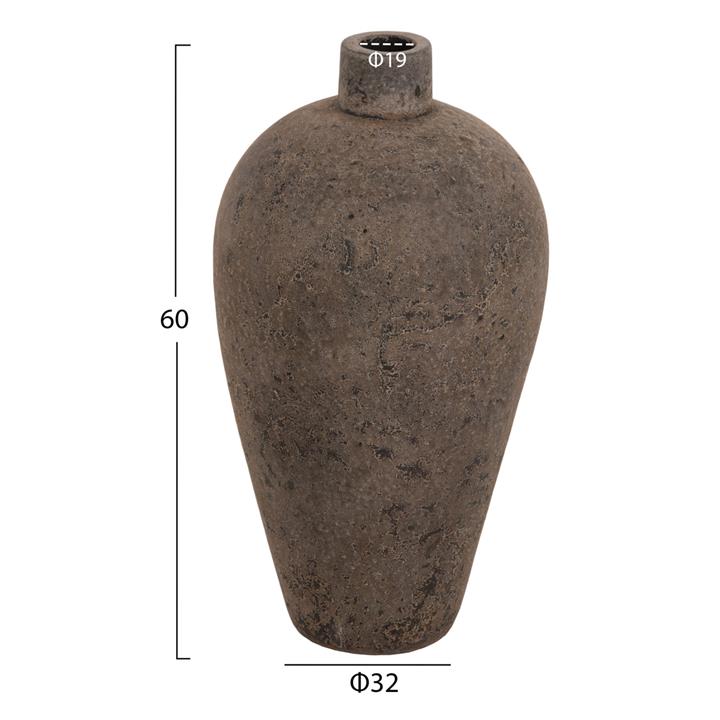 ΔΙΑΚΟΣΜΗΤΙΚΟ ΒΑΖΟ ΔΑΠΕΔΟΥ HM7929 ΤΕΡΑΚΟΤΑ ΣΕ ΓΚΡΙ ΑΠΟΧΡΩΣΗ Φ32x60Y εκ.