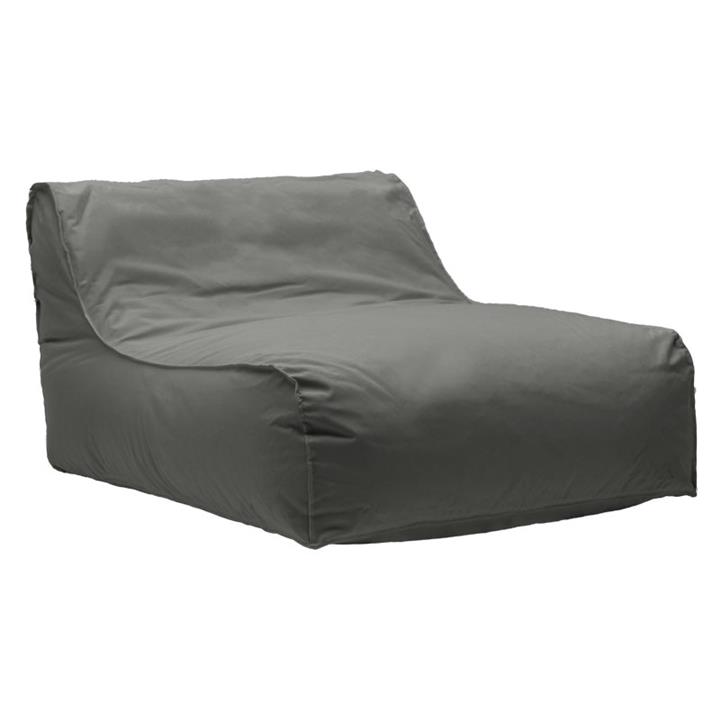 Leandro pakoworld waterproof bean bag-lounger in dark grey color