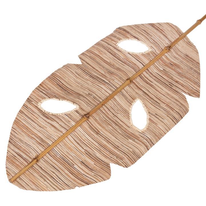 DECORATIVE LEAF ΗΜ7872 WATER HYACINTH IN NATURAL COLORING 32x200x3 cm.