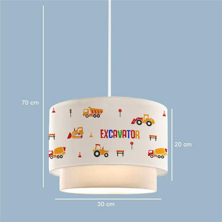 Children's ceiling light Jannah pakoworld multicolor D30x70cm
