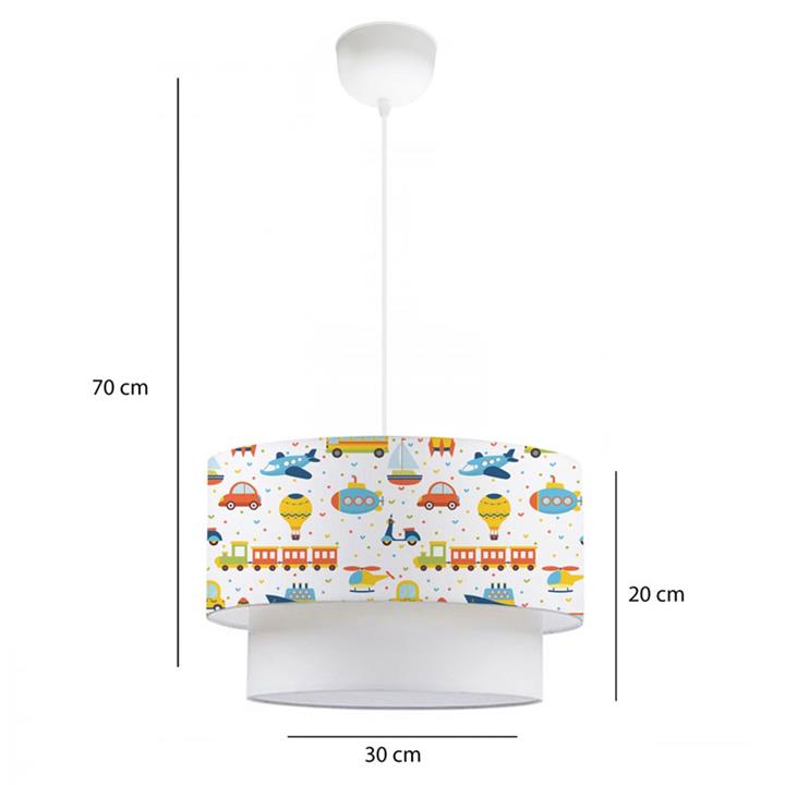 Children's ceiling light Sarty pakoworld multicolor D30x70cm