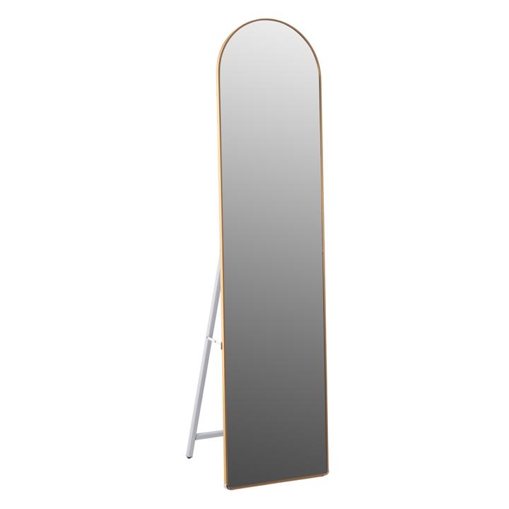 FLOOR STANDING MIRROR JOELY HM9578.30 ALUMINUM FRAME IN GOLD COLOR 60x31x160Hcm.