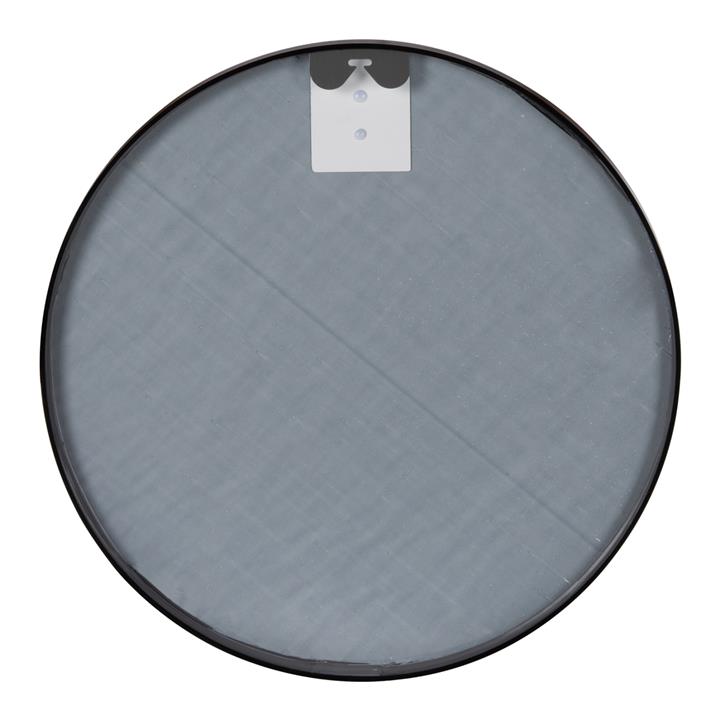 WALL MIRROR ROUND HM9582.01 ALUMINUM FRAME IN BLACK Φ50x3 cm.