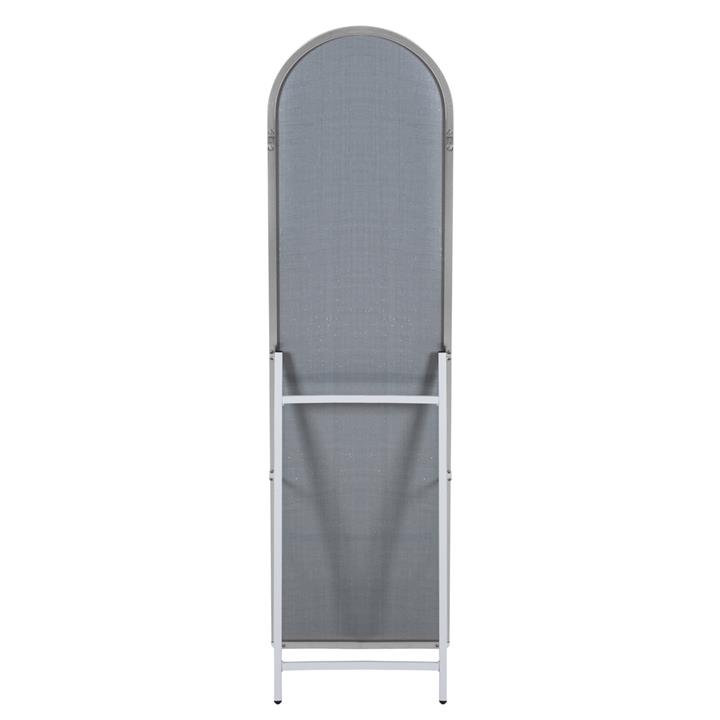 FLOOR STANDING MIRROR JOELY HM9578.40 ALUMINUM FRAME IN SILVER COLOR 60x31x160Hcm.