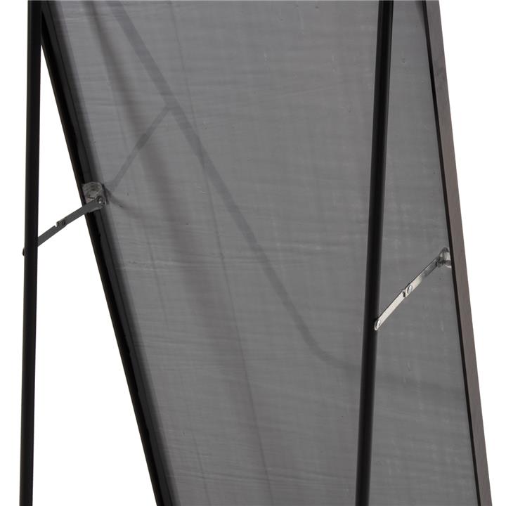 FLOOR STANDING MIRROR BOELY HM9577.01 ALUMINUM FRAME IN BLACK COLOR 39x35x160Hcm.