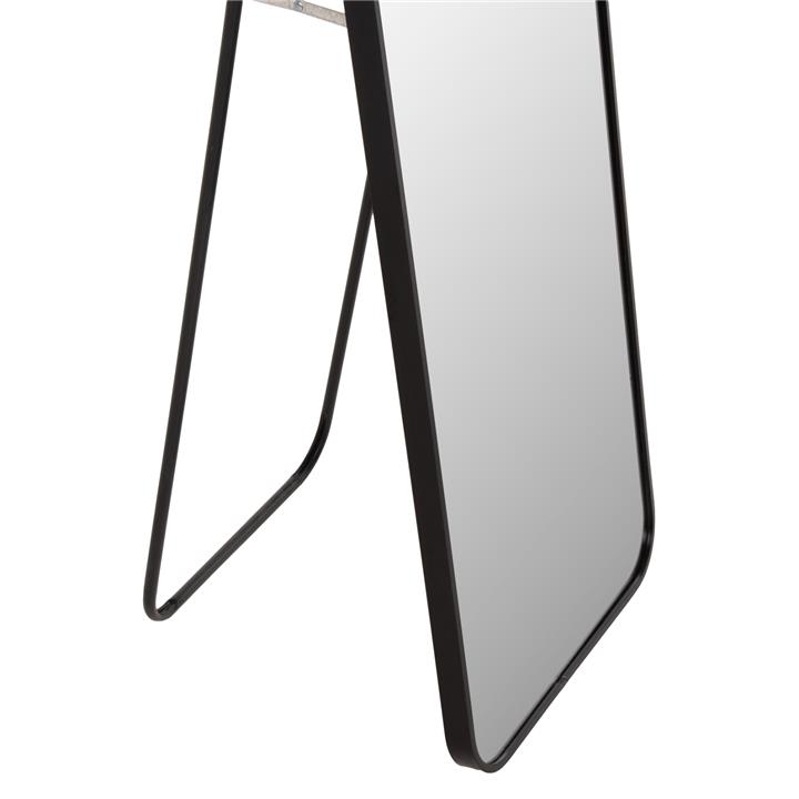 FLOOR STANDING MIRROR BOELY HM9577.01 ALUMINUM FRAME IN BLACK COLOR 39x35x160Hcm.