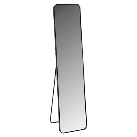 FLOOR STANDING MIRROR BOELY HM9577.01 ALUMINUM FRAME IN BLACK COLOR 39x35x160Hcm.