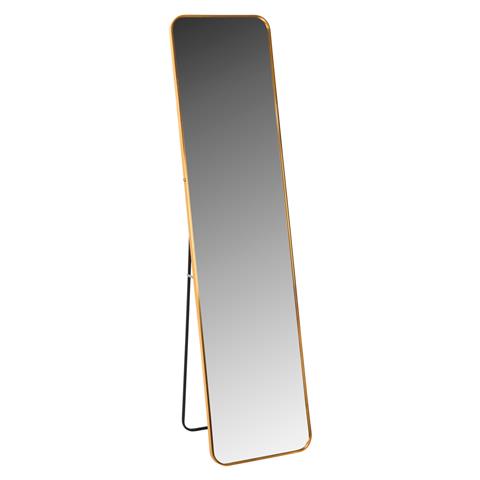 FLOOR STANDING MIRROR BOELY HM9577.30 ALUMINUM FRAME IN GOLD COLOR 39x35x160Hcm.