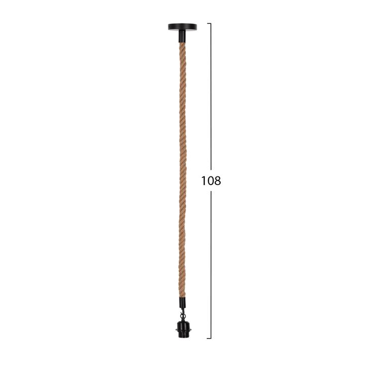 CEILING PENDANT LAMP HM4043 ROPE 1M LONG AND 2cm THICK-E27 SOCKET