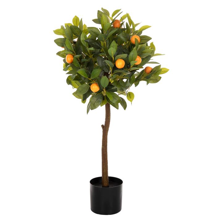 DECORATIVE SYNTHETIC PLANT IN POT HM4021 ORANGE TREE Φ15x12.5-90Hcm.