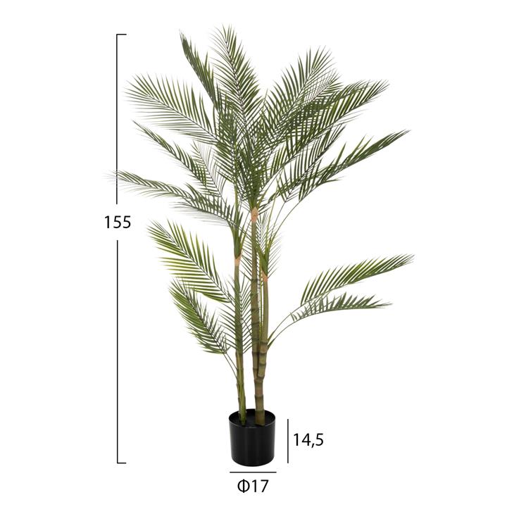 DECORATIVE SYNTHETIC PLANT IN POT HM7970 KWAI TREE Φ17x14,5-155Hcm.