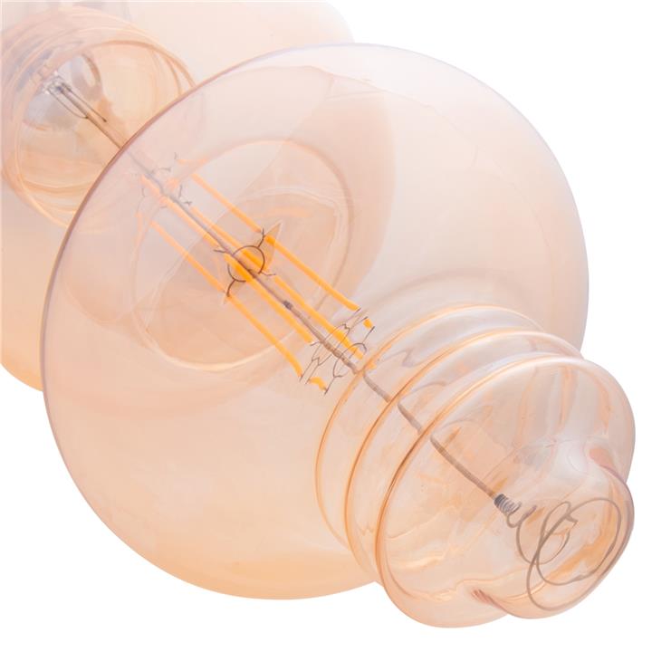 LIGHT BULB JHD-Y1180 LED FILAMENT 8W E27 3000K GOLD COLOR DIMMABLE HM4053.02