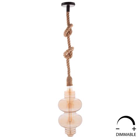 LIGHT BULB JHD-Y1180 LED FILAMENT 8W E27 3000K GOLD COLOR DIMMABLE HM4053.02