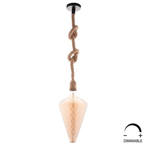 LIGHT BULB HM4054.02 JHD-DHP-190 LED FILAMENT 8W E27 3000K GOLD COLOR DIMMABLE