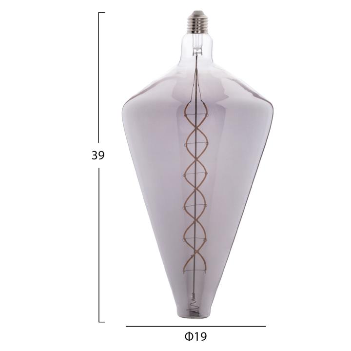 LIGHT BULB HM4054.03 JHD-DHP-190 LED FILAMENT 8W E27 3000K SMOKE COLOR DIMMABLE