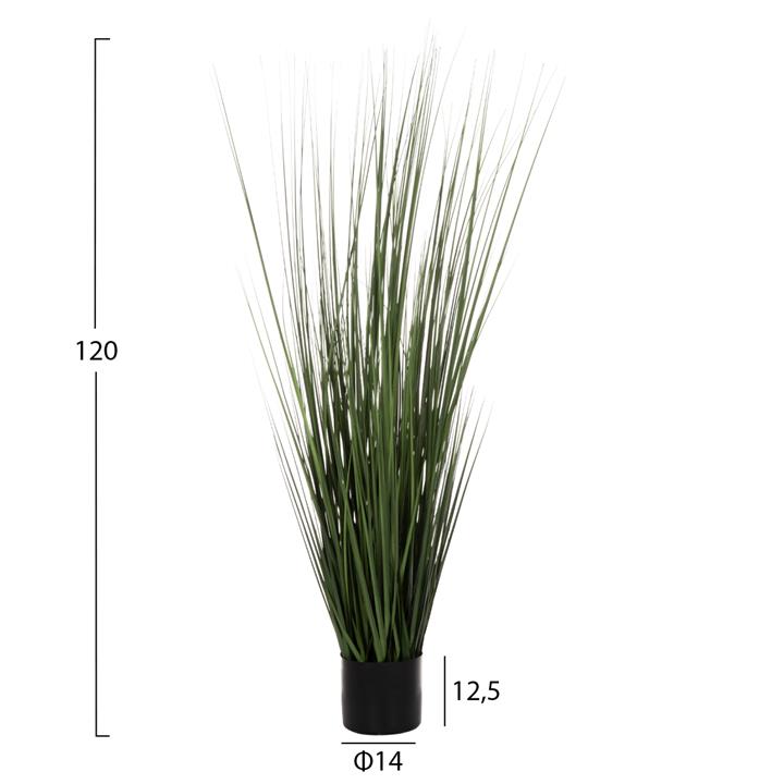 DECORATIVE SYNTHETIC PLANT IN POT HM4012 GRASS 120H cm.