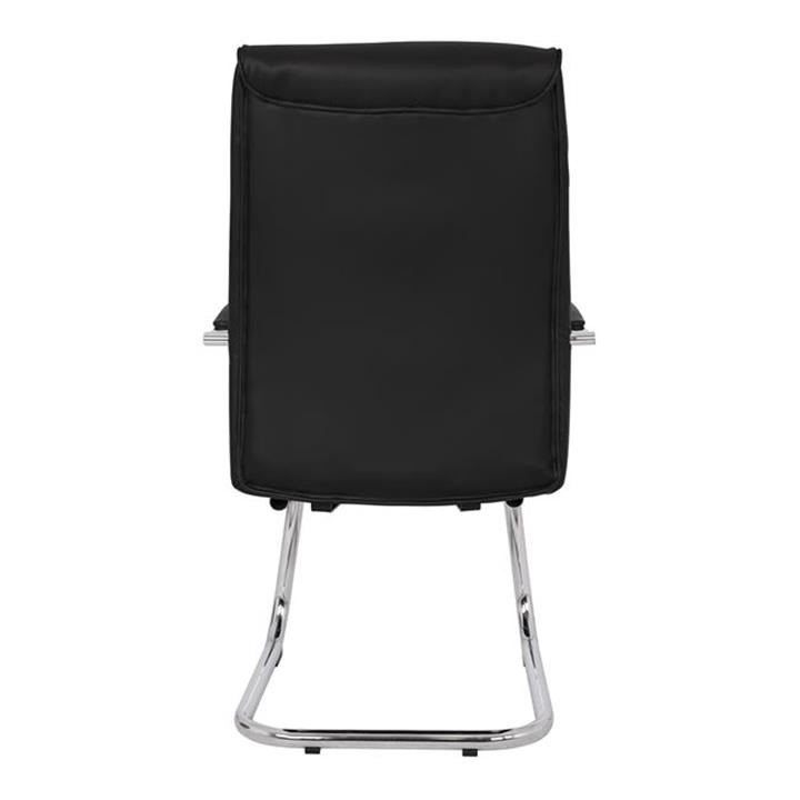 Conference chair HM1045.11 Black PU with chromed base 57x66,5x102 cm