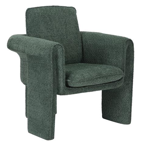 ARMCHAIR CRUSHER HM9681.06 MINT FABRIC-METAL FRAME 82x78x87Hcm.