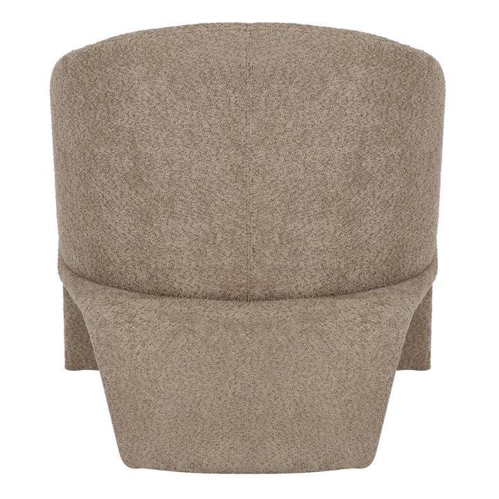 ARMCHAIR BEVY HM9677.03 BEIGE FABRIC-METAL FRAME 72x71x75Hcm.