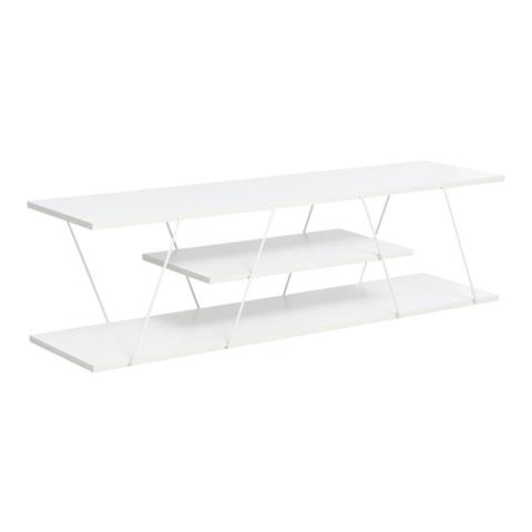 Tv stand Tars pakoworld grey-white 120x30x33cm