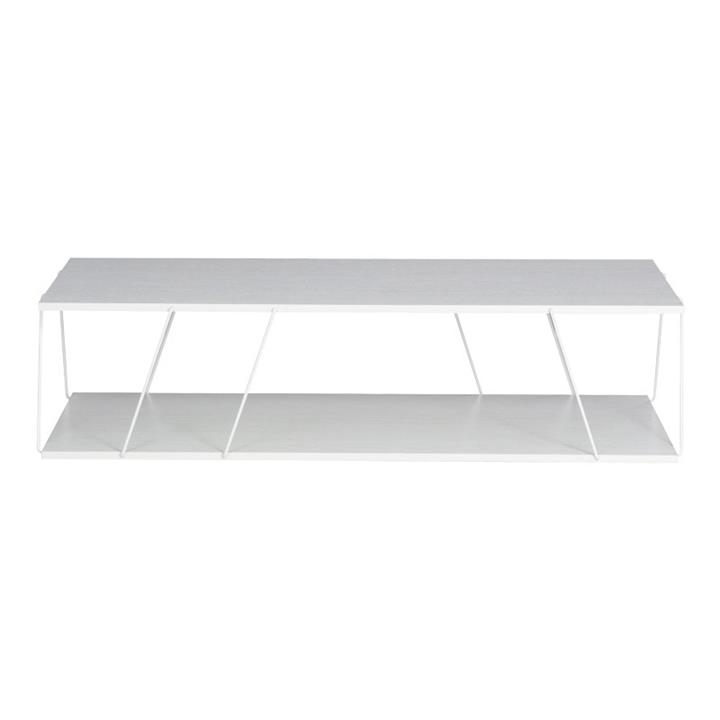 Coffee table Tars pakoworld grey-white 120x50x30cm