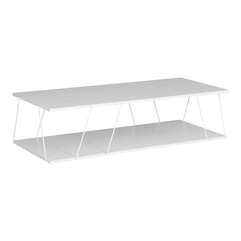 Coffee table Tars pakoworld grey-white 120x50x30cm