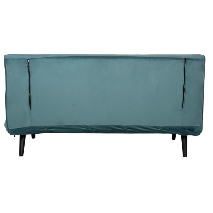 SOFABED ASMA HM3077.15 2-SEATER VELVET IN MINT COLOR 140x75x89Hcm.