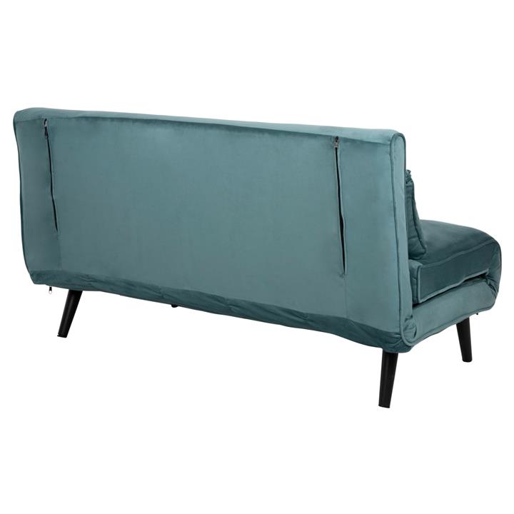 SOFABED ASMA HM3077.15 2-SEATER VELVET IN MINT COLOR 140x75x89Hcm.