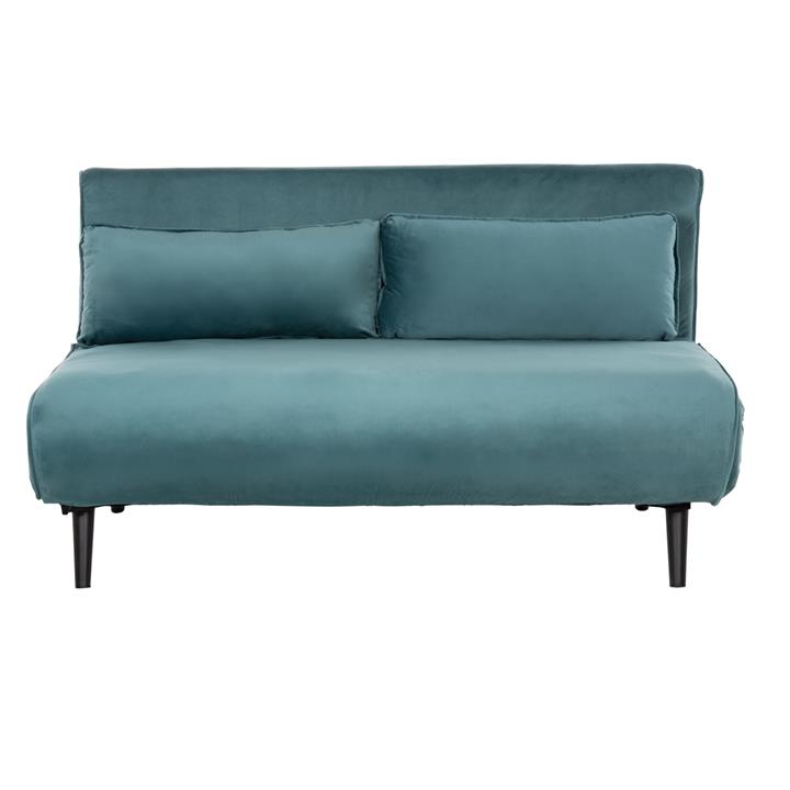 SOFABED ASMA HM3077.15 2-SEATER VELVET IN MINT COLOR 140x75x89Hcm.