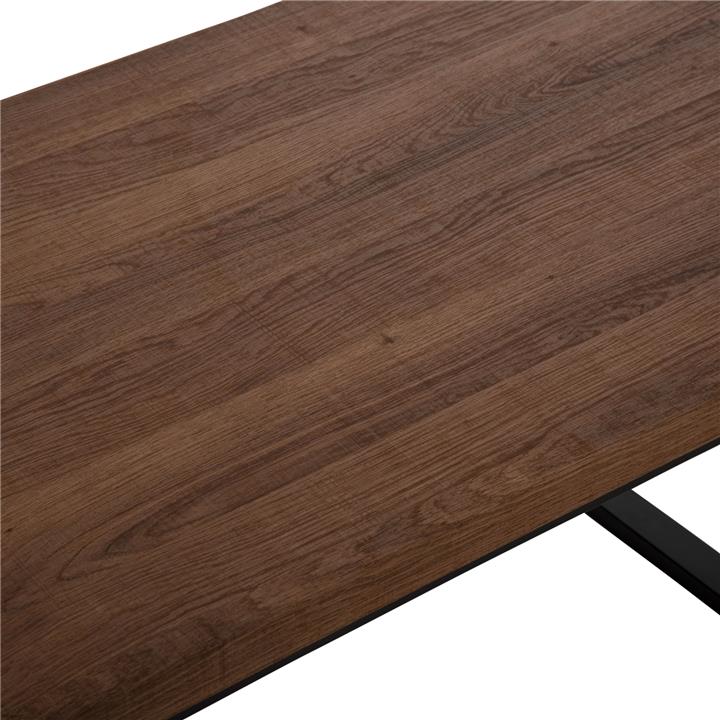 ΤΡΑΠΕΖΙ ΣΑΛΟΝΙΟΥ HM9585.04 MDF ΚΑΡΥΔΙ ΞΥΛΟ-ΜΑΥΡΗ ΜΕΤΑΛΛΙΚΗ ΒΑΣΗ 120x60X46Yεκ.
