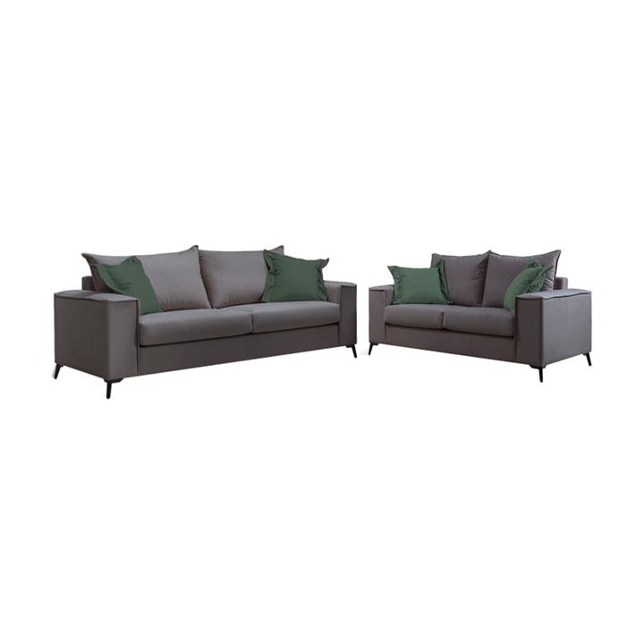 Verona living room set 2 pcs 2-3 seater anthracite mak14 - cypress cushions mak07