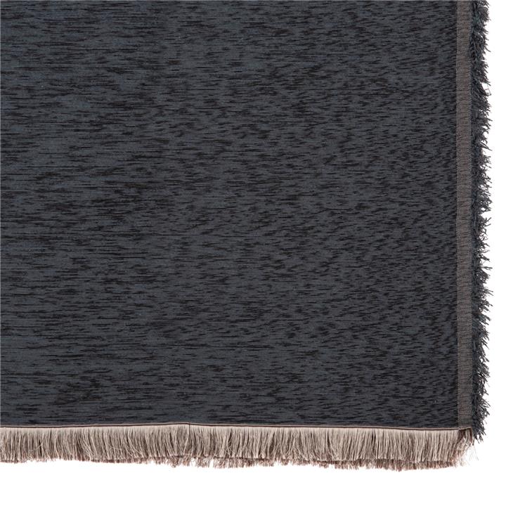 SOFA COVER-THROW WITH FRINGES DREAMTOPIA HM12165.09 IN NAVY BLUE COLOR 295X170cm.