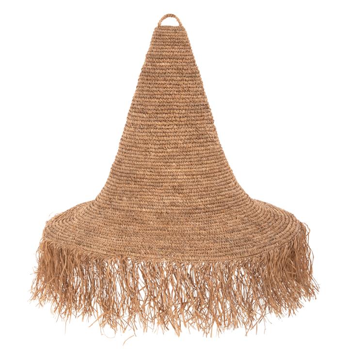 CEILING PENDANT LAMP HM4033 RATTAN IN NATURAL COLOR Φ103x84,5-106Hcm.