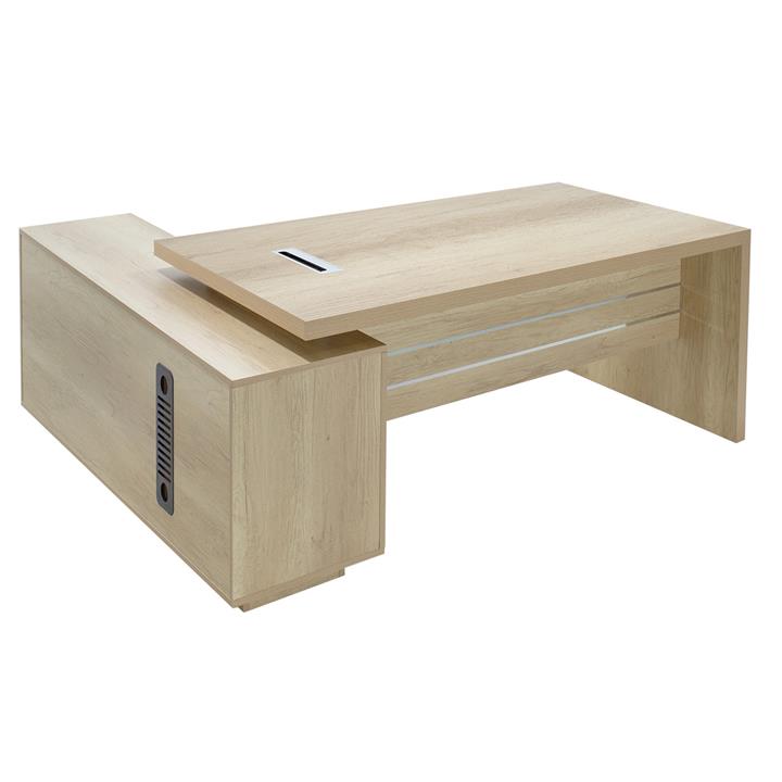 Executive Minimal pakoworld desk with right corner 200x170x75cm