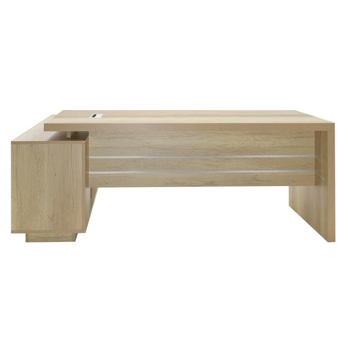 Executive Minimal pakoworld desk with right corner 200x170x75cm