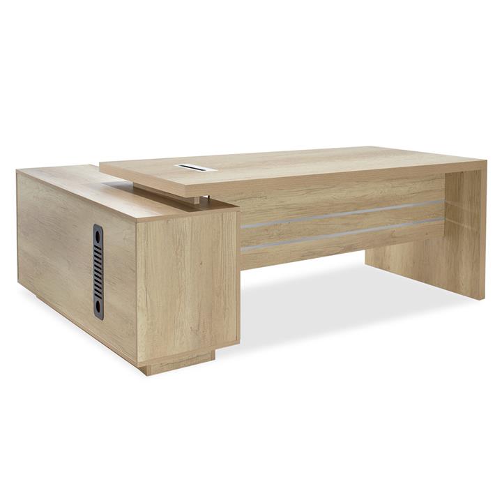 Executive Minimal pakoworld desk with right corner 200x170x75cm